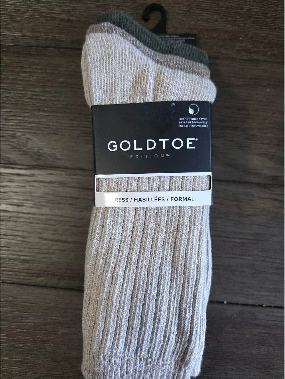 Goldtoe Edition Dress Socks - 3 Pack, Neutral Colors